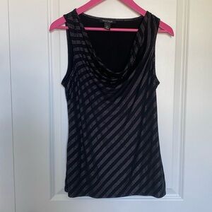 White House Black Market Sleeveless Cowl Neck Top‎